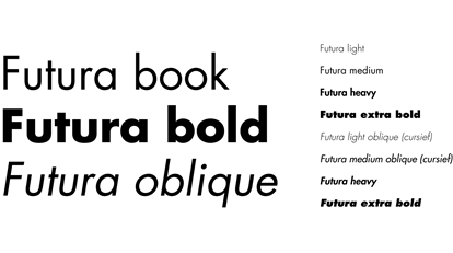 Voorbeeld lettertype provincie Noord-Brabant